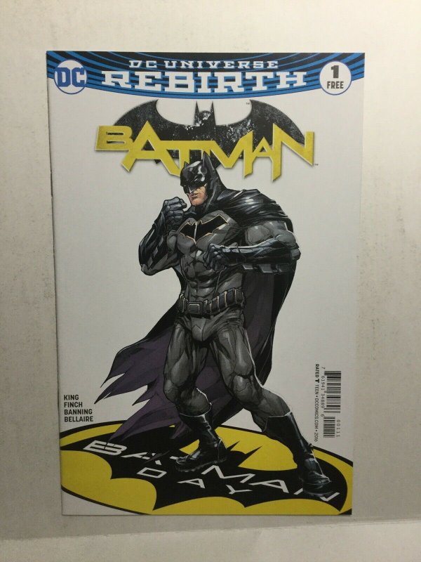 Batman 1 Nm Near Mint Batman Day Free Comic Book Day Rebirth