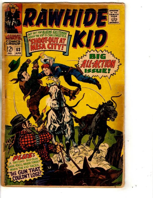 Lot Of 4 Rawhide Kid Marvel Comic Books # 63 65 68 + King Size Special # 1 RH2