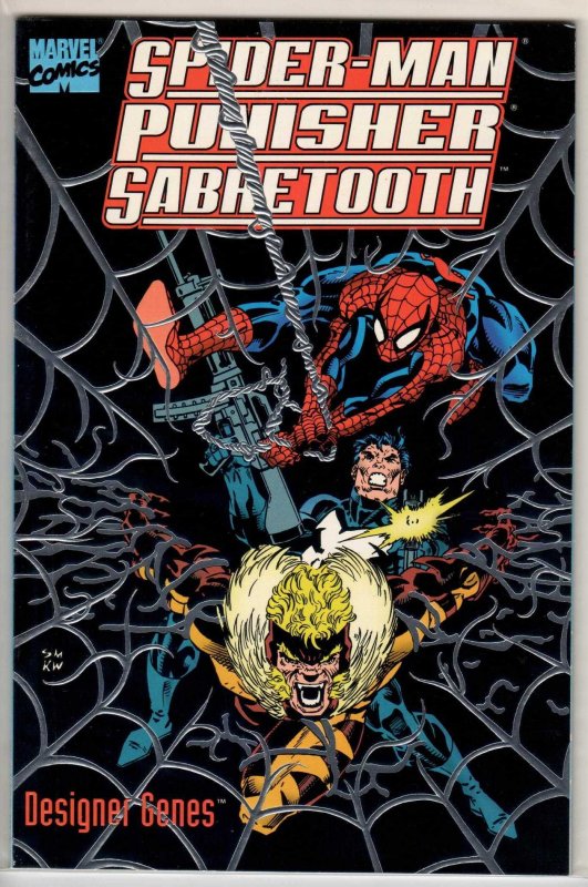 Spider-Man, Punisher, Sabretooth: Designer Genes (1993) 9.2 NM-