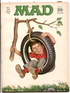 Mad Magazine #134 1970-Facts Of Life And Death VG