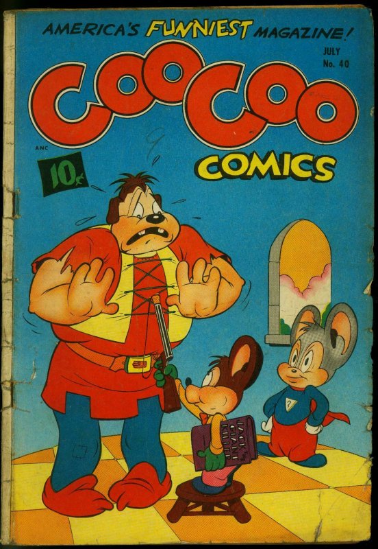 Coo Coo #30 1948- Nedor Funny Animals- Supermouse- Frazetta G+