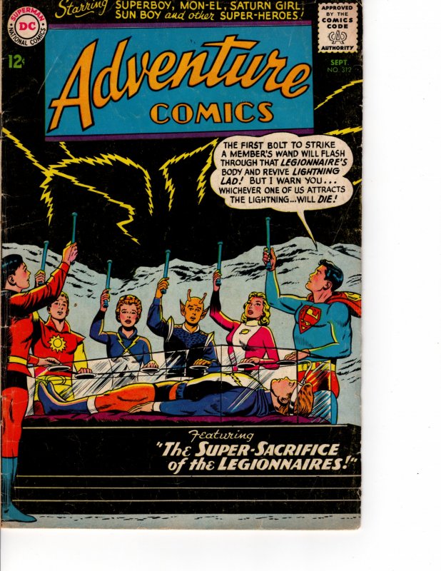 ADVENTURE COMICS #312 1963 FN+