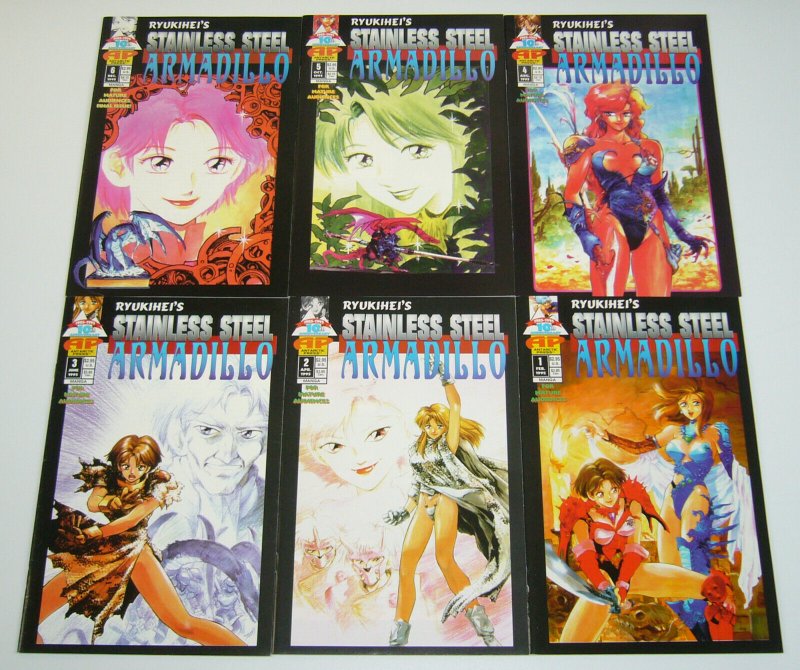 Ryukihei's Stainless Steel Armadillo #1-6 VF/NM complete series - manga set lot