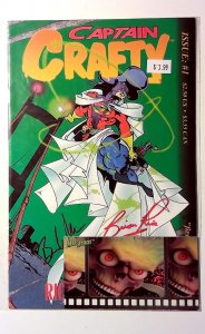 Captain Crafty Color Spectacular #1 1996 Signed Brian Rice & Miller Comic