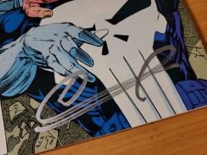 Punisher #18 SIGNED Direct Market Edition ~ NEAR MINT NM ~ 1989 Marvel Comics