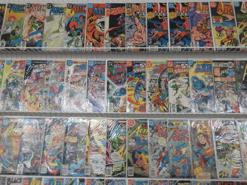 Huge Lot 120+ Comics W/ Superman,  All-Star Squadron, Arak+ Avg Fine/VF Cond!!