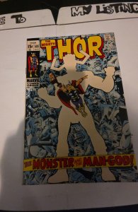 Thor #169(1969)the monster and the Mangod