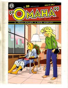 Lot Of 10 Omaha Kitchen Sink Comic Books # 19 20 1 2 3 3 4 1 2 Interview #59 JF1