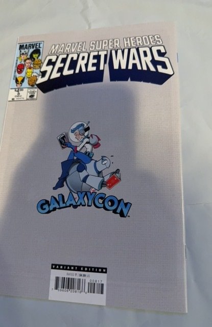 Secret Wars #8 Near Mint 9.4 Facsimile GalaxyCon Exclusive Variant 2024