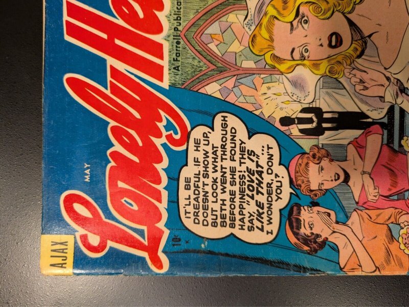 Lonely Heart 10 (1955) VG 4.0 Iger Shop Golden Age Farrell comic