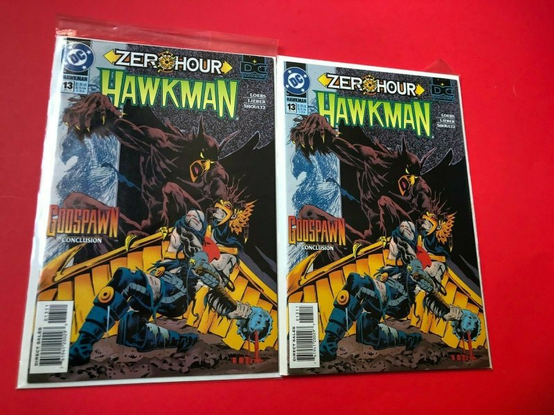 HAWKMAN, ZEROHOUR [ 1 ISSUE ] V1 #13 DC / DIRECT SALES / HIGH QUALITY