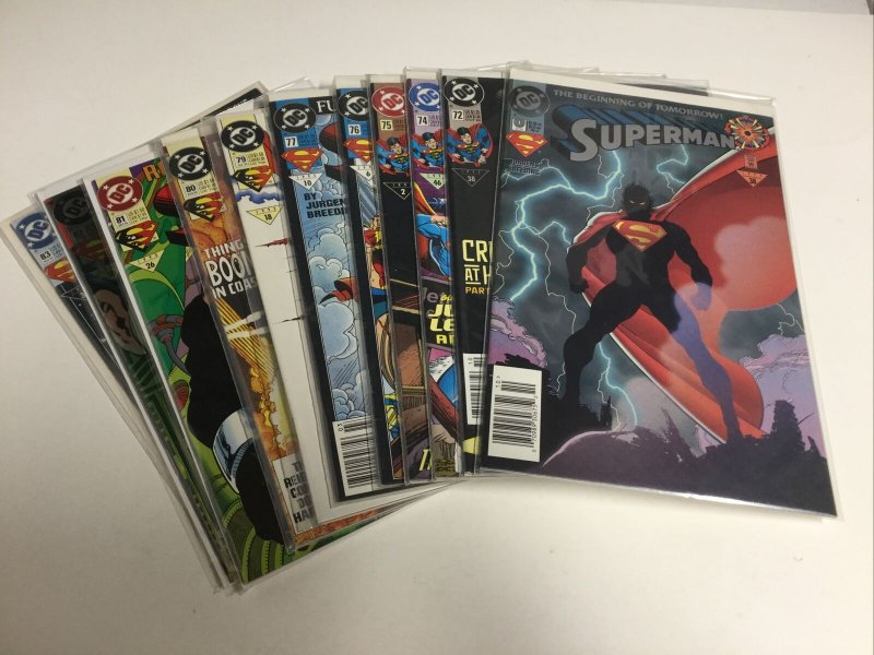 Superman 0 7 74 75 76 77 79 80 81 82 83 Nm- Near Mint- DC Comics