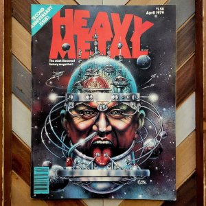 HEAVY METAL VOL. 2 #12 FN/VF (HM 1979) MOEBIUS Corben STRNAD Chaykin H.R. GIGER