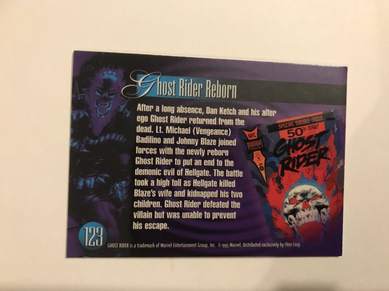 GHOST RIDER #123 card : Marvel Annual 1995 Flair; NM/M; base, Fantastic Four