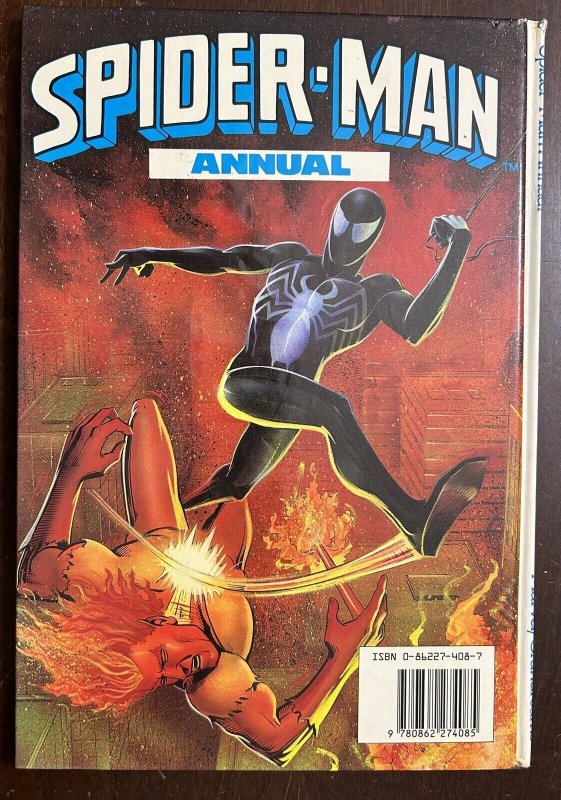 Spider-Man Annual HC 1986 Marvel UK Black Costume/Symbiote