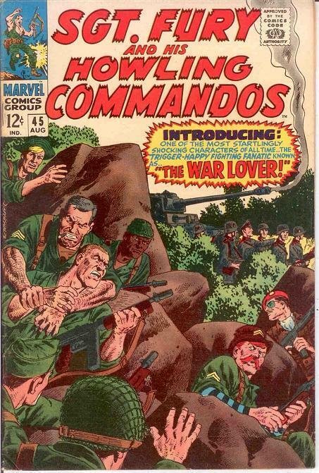 SERGEANT FURY 45 VF Severin Howlers save PVT Ryan COMICS BOOK