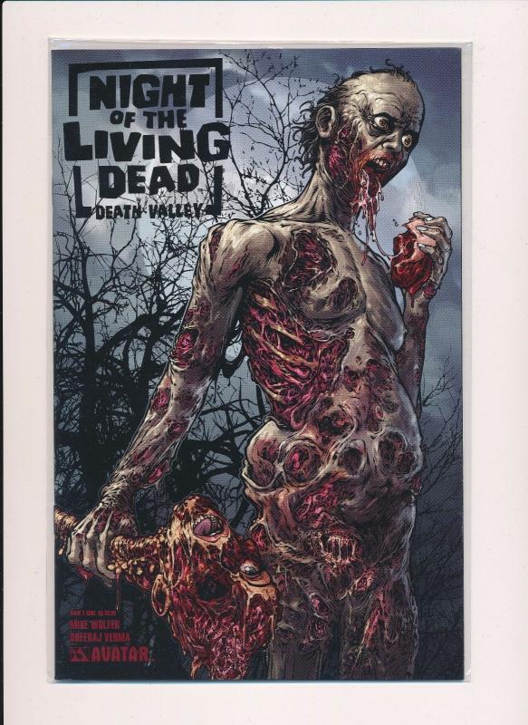 Night of the Living Dead, Death Valley #2, GORE Cover Avatar Comics ~ NM (HX384)