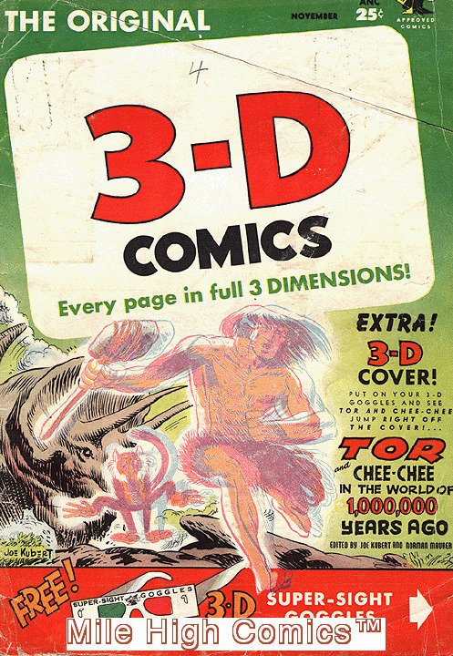 TOR 3-D COMICS (1953 Series) #2 NOV 1953 Very Good Comics Book | Comic ...