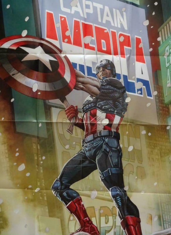 CAPTAIN AMERICA Promo Poster, 24 x 36, 2013, MARVEL Unused more in our store 297