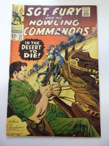 Sgt. Fury #37 FN Condition writing in ink fc