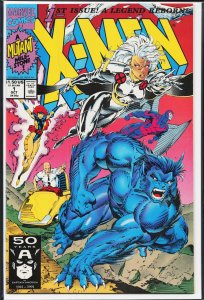 X-Men #1 Storm and Beast Cover (1991) X-Men [Key Issue]