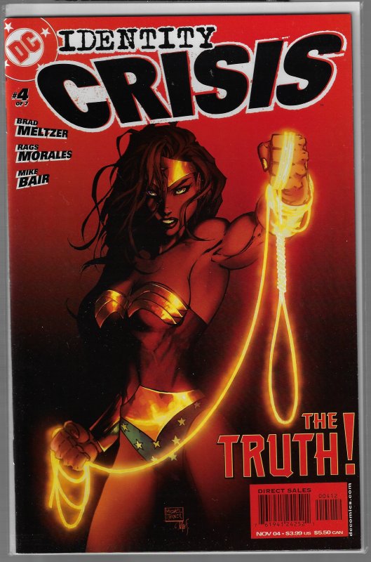 Identity Crisis #1-7 (DC, 2004-2005) NM average - Red Covers