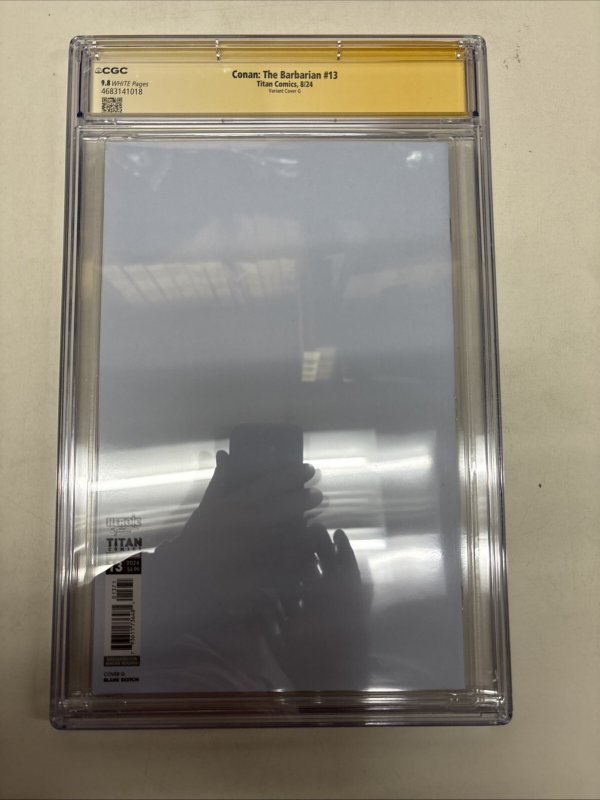 Conan The Barbarian (2024) # 13 (CGC 9.8 SS) Signed Sketch Vigil