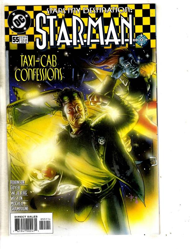 Lot Of 10 Starman DC Comic Books # 53 54 55 56 57 58 59 60 61 62 Robinson CR18