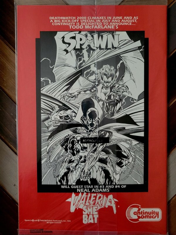 CyberRad Deathwatch 2000 #1 Neal Adams Cover Polybagged (1993) Continuity Comics