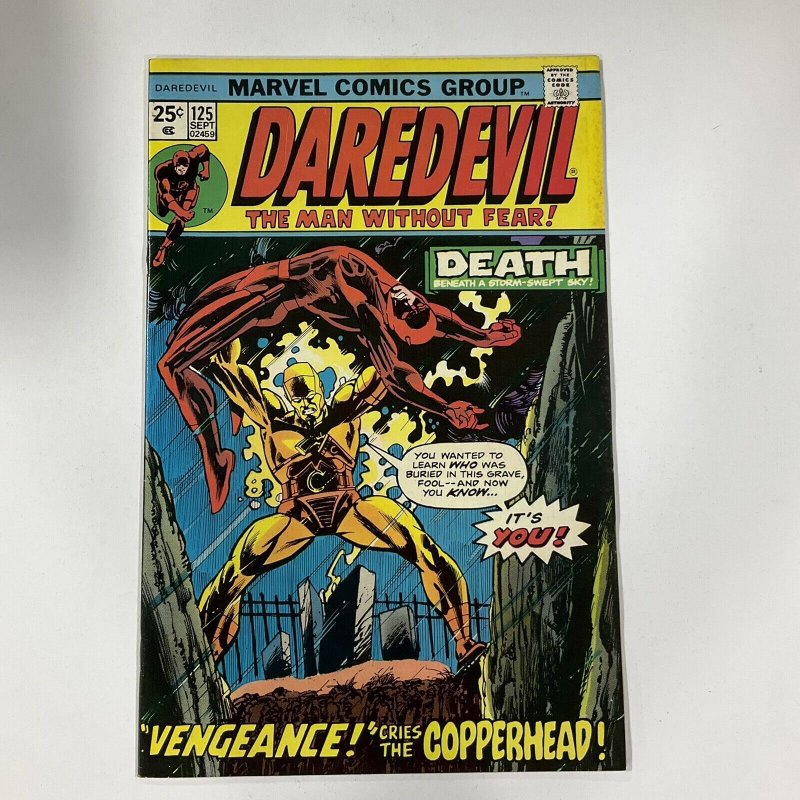 Daredevil 125 1975 Marvel VF very fine 8.0