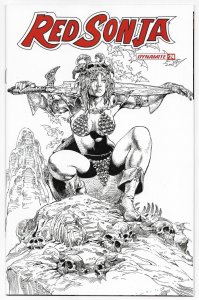Red Sonja #24 Castro 1:11 B&W FOC Variant (Dynamite, 2021) NM