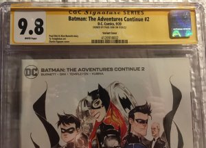 DINI FINAL SIGNING, 1ST SUNNY Batman: Adventures Continue #2 Variant CGC 9.8 NM+