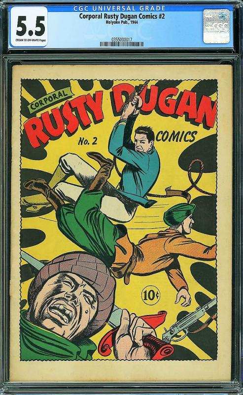 Corporal Rusty Dugan #2 (Holey Oak, 1944) CGC 5.5