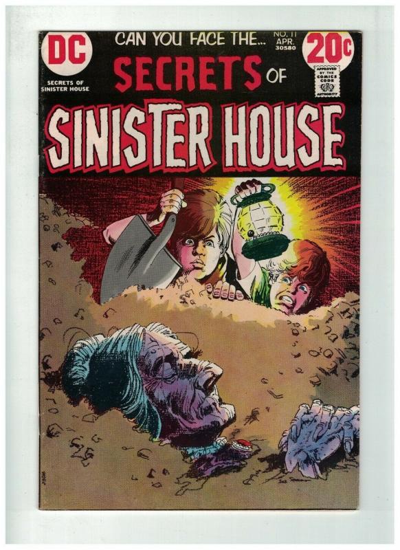 SECRETS OF SINISTER HOUSE 11 FINE PLUS  Apr. 1973