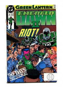 Green Lantern: Emerald Dawn II #5 - Cover by M. D. Bright (8.5) 1991
