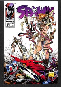 Spawn #9 VF 8.0 1st Angela!