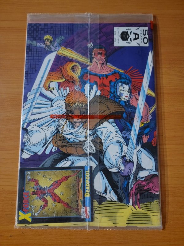 X-Force #1 Seal /w Deadpool Rookie ~ NEAR MINT NM ~ 1991 Marvel Comics