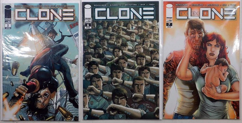 Clone Lot of 3 #5, 6, 7 (2013) Skybound 1st Print Comic Books