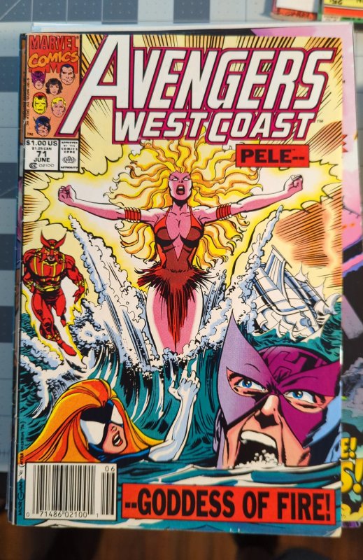 Avengers West Coast #71 Newsstand Edition (1991)