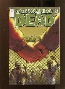WALKING DEAD #21 (9.2) PRISON COVER! 2005