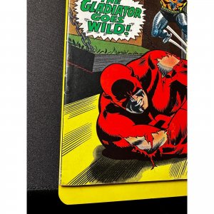 Daredevil #63 VG (SS) Gladiator! Marie Severin Roy Thomas