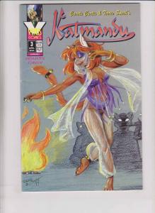 Katmandu #3 VF- signed by carole curtis & terrie smith - venus comics 1994 