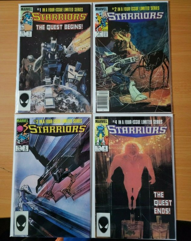 Starriors 1-4 Complete Set Run! ~ NEAR MINT NM ~ 1984 Marvel Comics