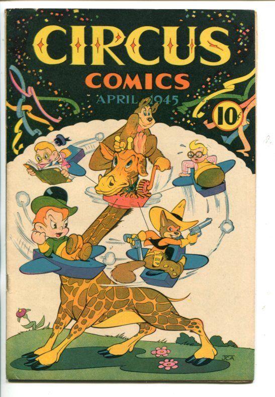 CIRCUS COMICS #1-1953-WWII ERA FUNNY ANIMALS-SOUTHERN STATES-vf/nm