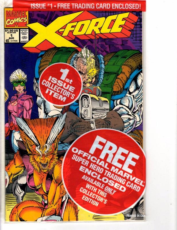 X-Force # 1 FIVE (5) Copies, 5 Different Cards Marvel Comics Deadpool Cable J68