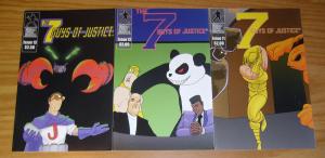 the 7 Guys of Justice #1-13 VF/NM complete series - false idol studios comics