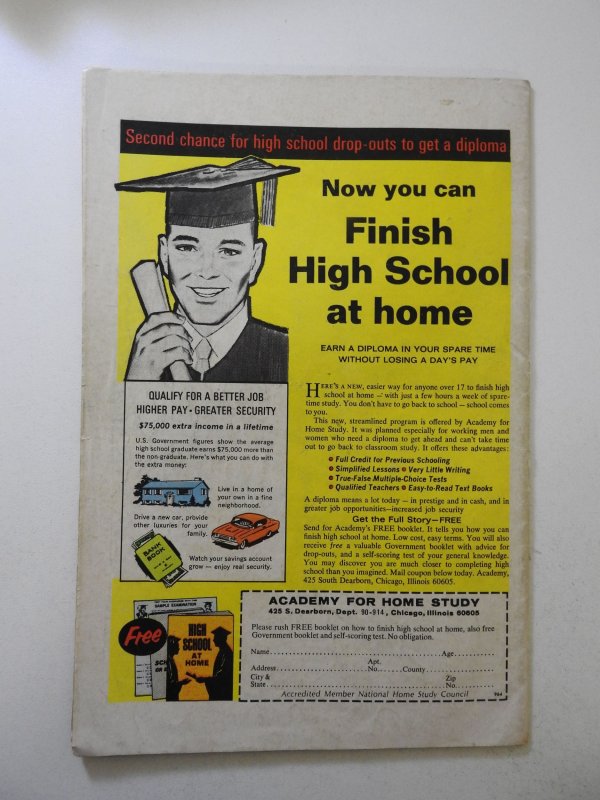 Fantastic Four #89 (1969) VG- Condition 2 centerfold wraps detached top staple