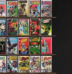 Huge Lot 130+ Comics with Conan The Barbarian, Green Arrow & More!