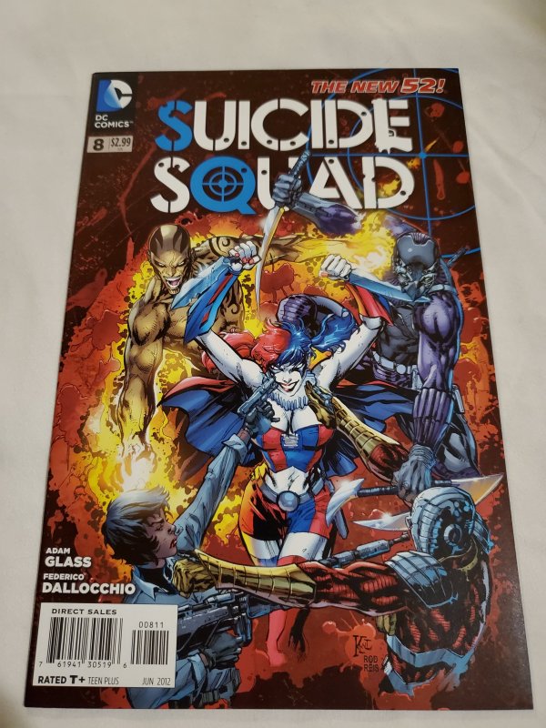 Suicide Squad 8 Near Mint Cover by Ken Lashley