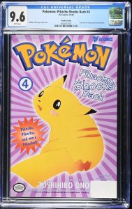 Pokemon: Pikachu Shocks Back #4 (10/99) Graded CGC 9.6 Fourth Printing